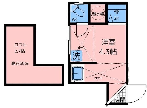 サンフレア巣鴨の物件間取画像